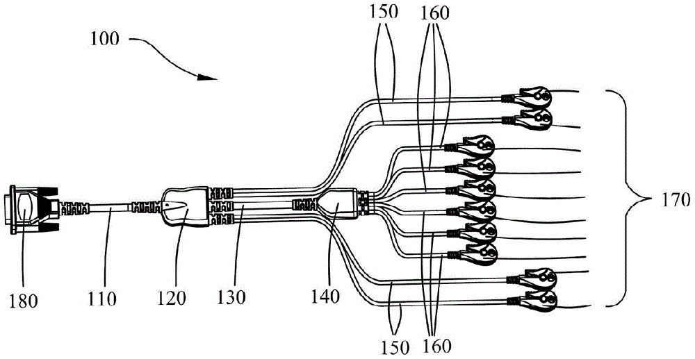導(dǎo)聯(lián)線纜結(jié)構(gòu)和心電監(jiān)測設(shè)備的制造方法附圖