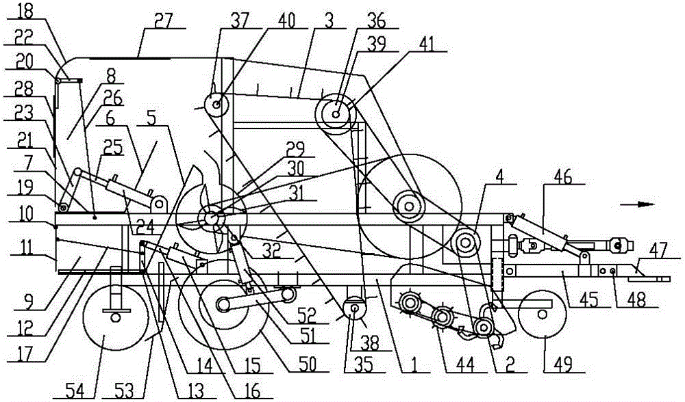 風(fēng)機(jī)式殘膜回收機(jī)的制作方法附圖