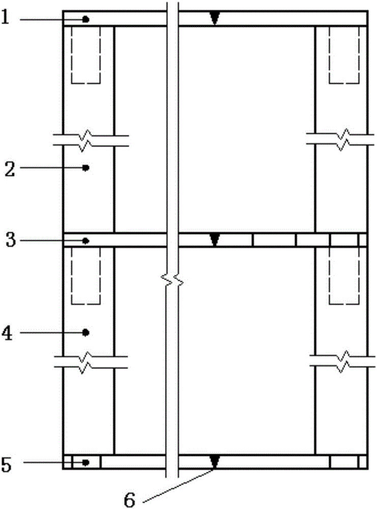 高層建筑物軸線投測教學模型的制作方法附圖