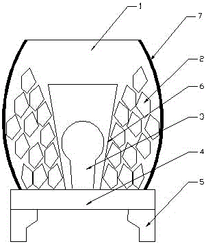 一種貼片水晶鹽燈的制作方法附圖