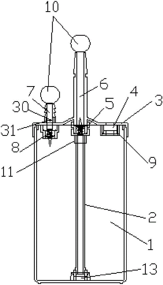 一種醫(yī)用一次性濕化瓶的制作方法附圖