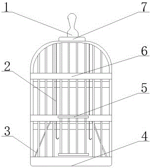 一種木質(zhì)鳥籠的制作方法附圖