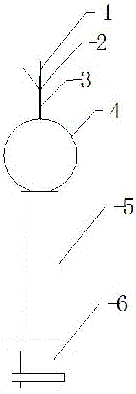 一種加強優(yōu)化避雷針的制作方法附圖