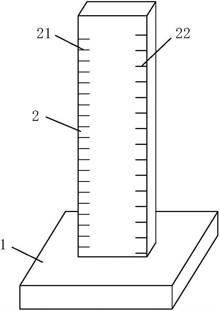 醫(yī)用無刻度奶瓶毫升測量尺的制作方法附圖