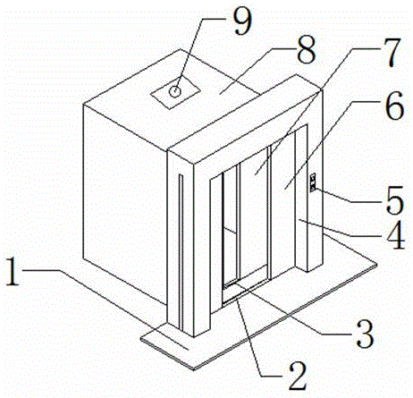 一種防電梯再次開(kāi)門(mén)和關(guān)門(mén)保護(hù)裝置的制造方法附圖