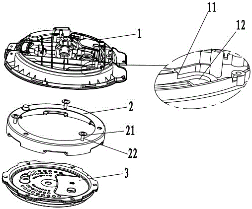 電壓力鍋的合蓋免對位鍋蓋的制作方法附圖