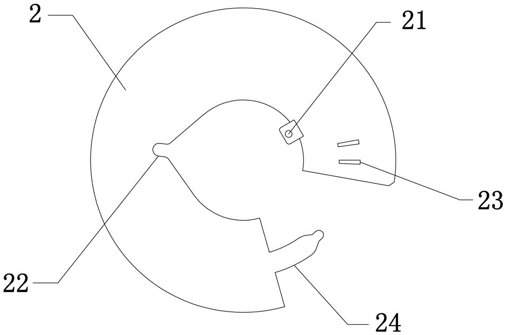 一種易于安裝的led燈反光紙固定結(jié)構(gòu)的制作方法附圖