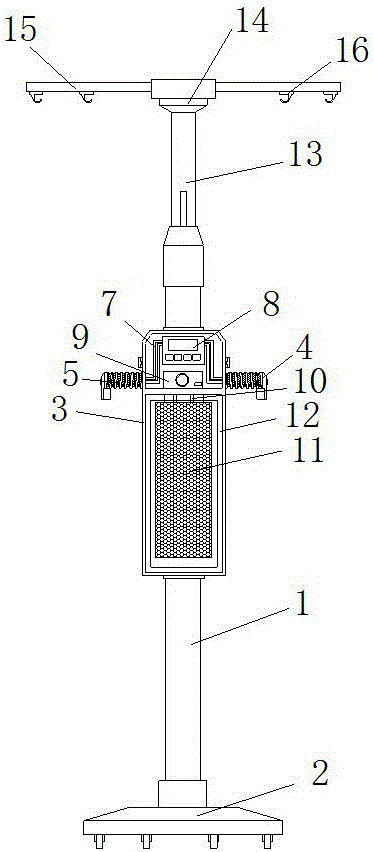 一種醫(yī)療用吊瓶架的制作方法附圖