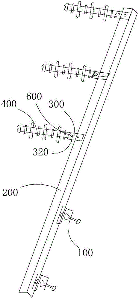 絕緣支架及電線支撐結(jié)構(gòu)的制作方法附圖