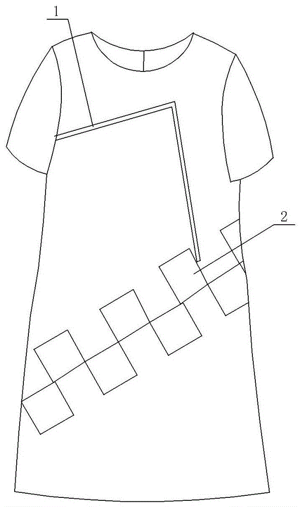 圓領(lǐng)連衣裙的制作方法附圖