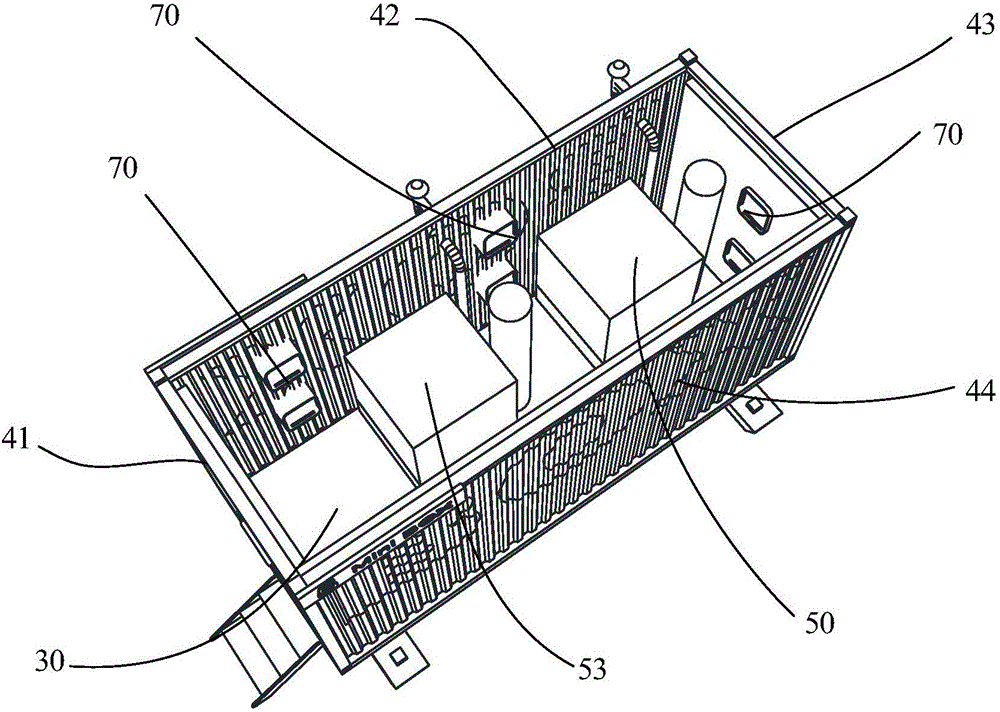 集裝箱設(shè)備房的制作方法附圖