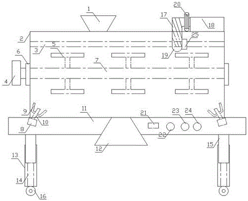 一種建筑材料攪拌裝置的制造方法附圖