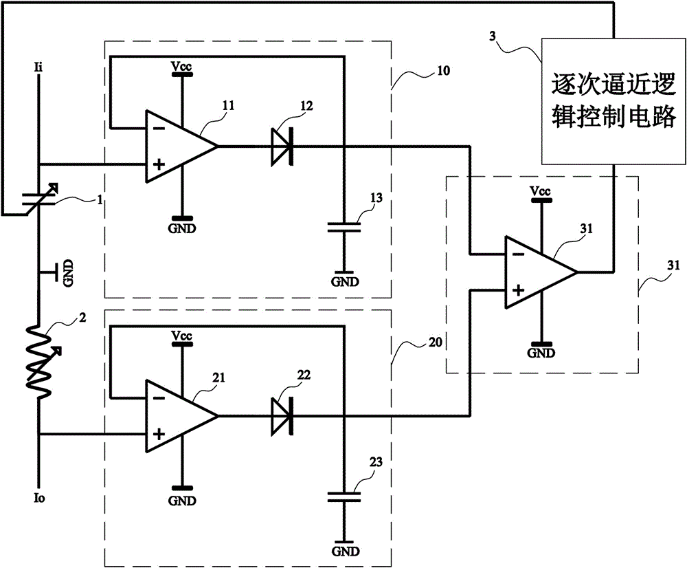 一種基于lc諧振電路的片上電容校正電路的制作方法附圖