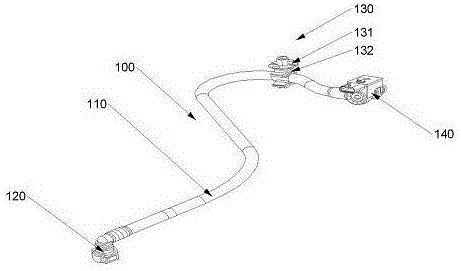 制動(dòng)真空管組件及具有其的車輛的制作方法附圖