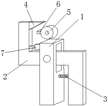 一種帶旋轉(zhuǎn)結(jié)構(gòu)的機械手抓取機構(gòu)的制作方法附圖