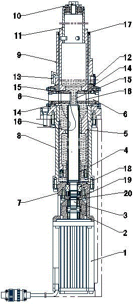 伺服漏斗、撲氣、正吹氣的傳動機構(gòu)的制作方法附圖