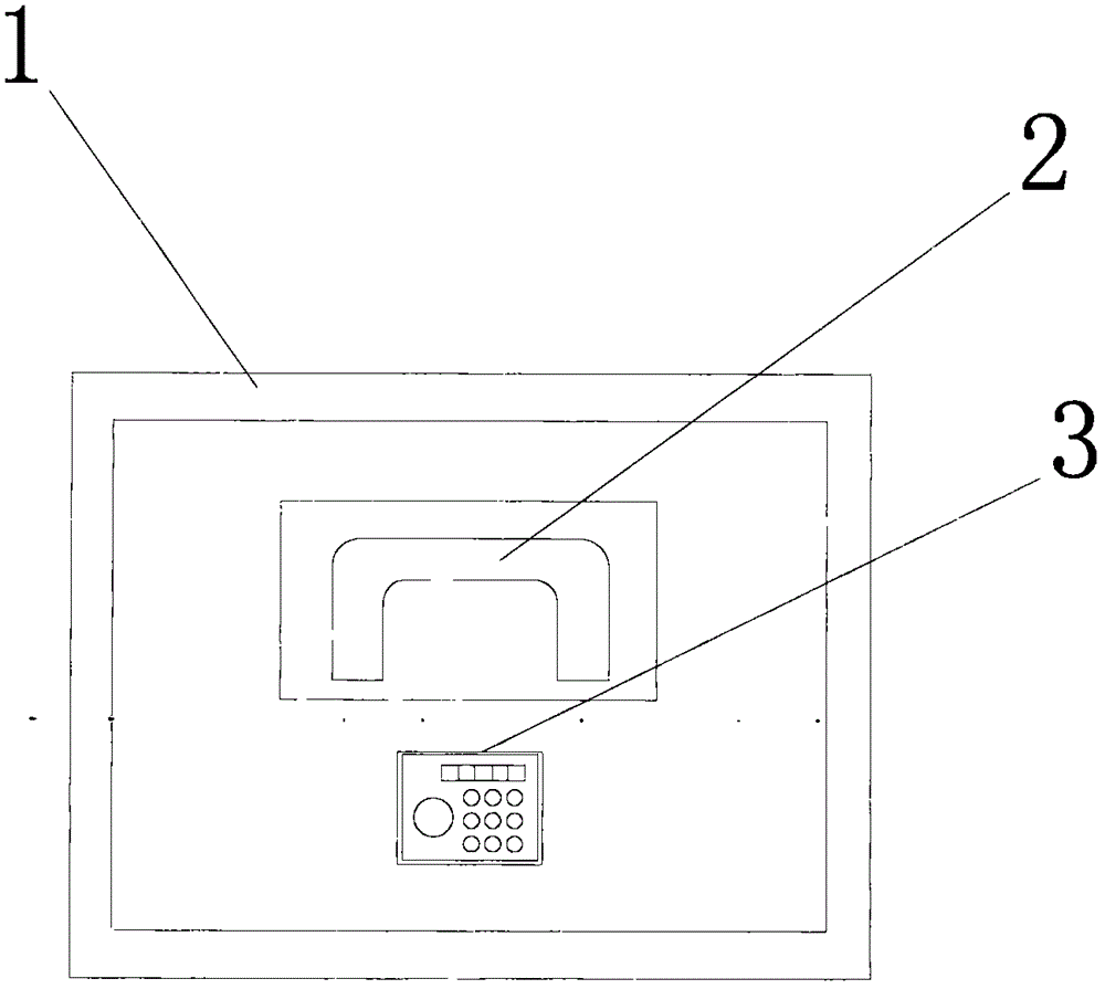 一種帶有指紋密碼保護的安全郵件箱的制作方法附圖