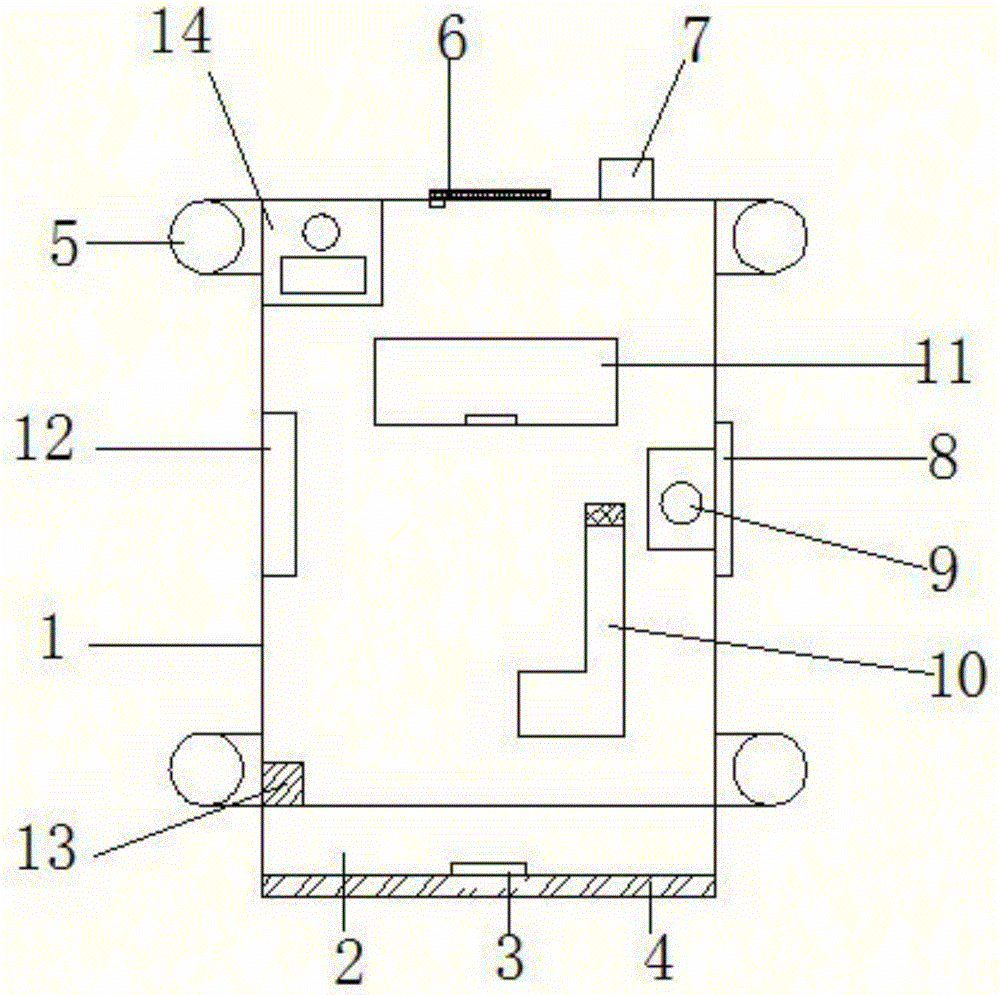 一種可拼接自動(dòng)散熱電表箱的制作方法附圖