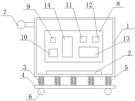 一種智能除濕除塵電機(jī)支架的制作方法附圖