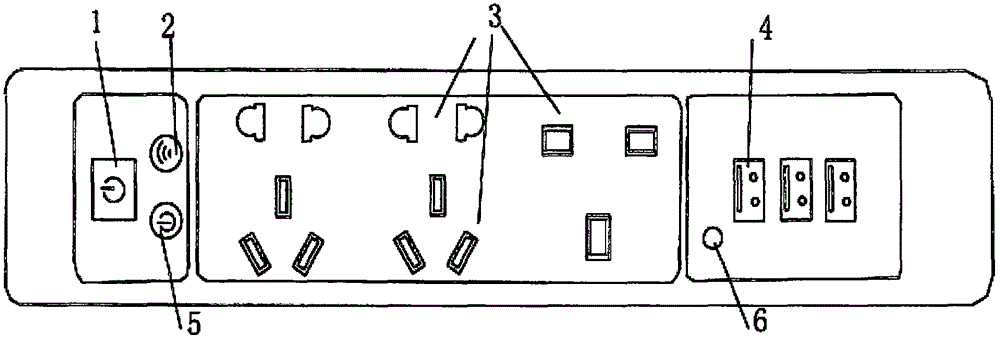 一種wifi智能排插的制作方法附圖