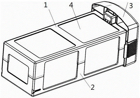 一種無(wú)人機(jī)用電池組件的制作方法附圖