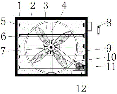 一種花卉種植專用風(fēng)機(jī)的制作方法附圖